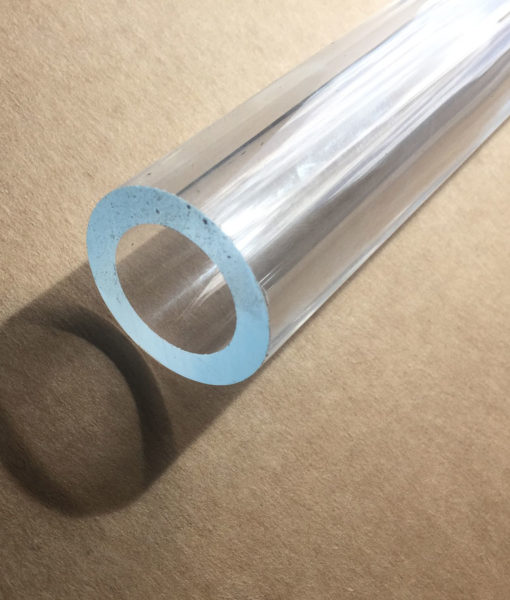 Acrylic Sight Glass Tube 23/8" OD, Clear, 72" Long, EA (AET2066)